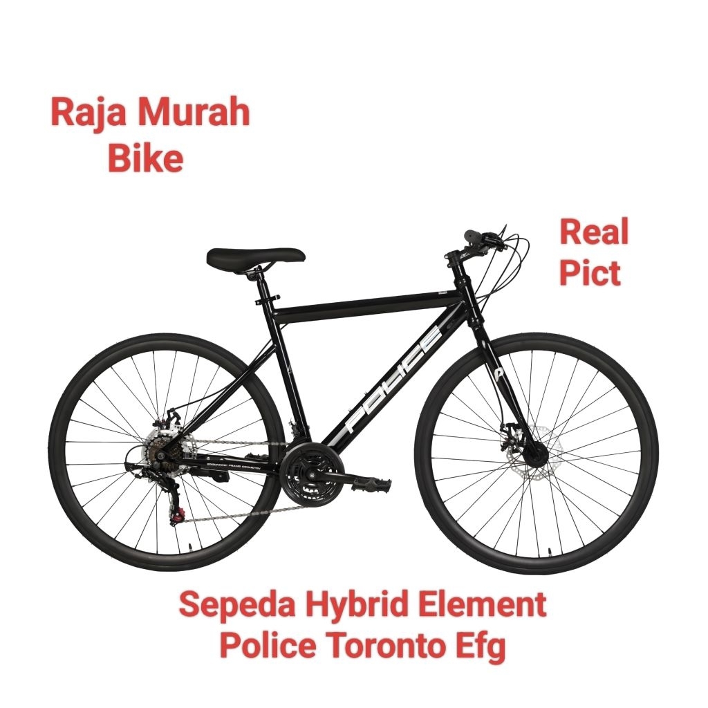 sepeda hybrid element police toronto efg 700c sepeda hybrid element toronto police