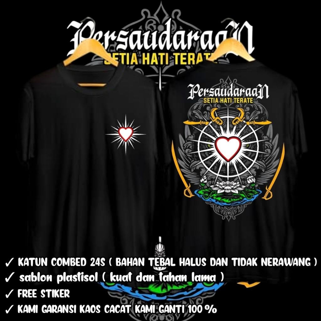 kaos psht katun combed 24s / kaos psht / kaos psht 1922 / kaos psht simple / kaos psht terate / kaos