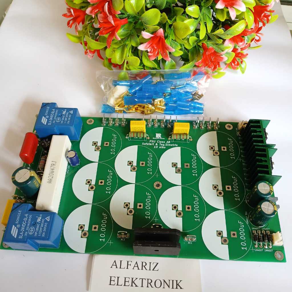 Kit PSU 10 Elco Softstart Class AB Double Layer