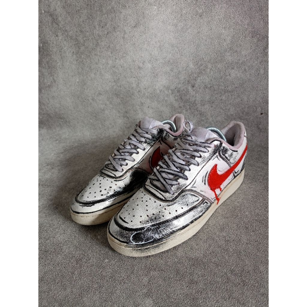 Sepatu Nike Court Vision Low custom painting