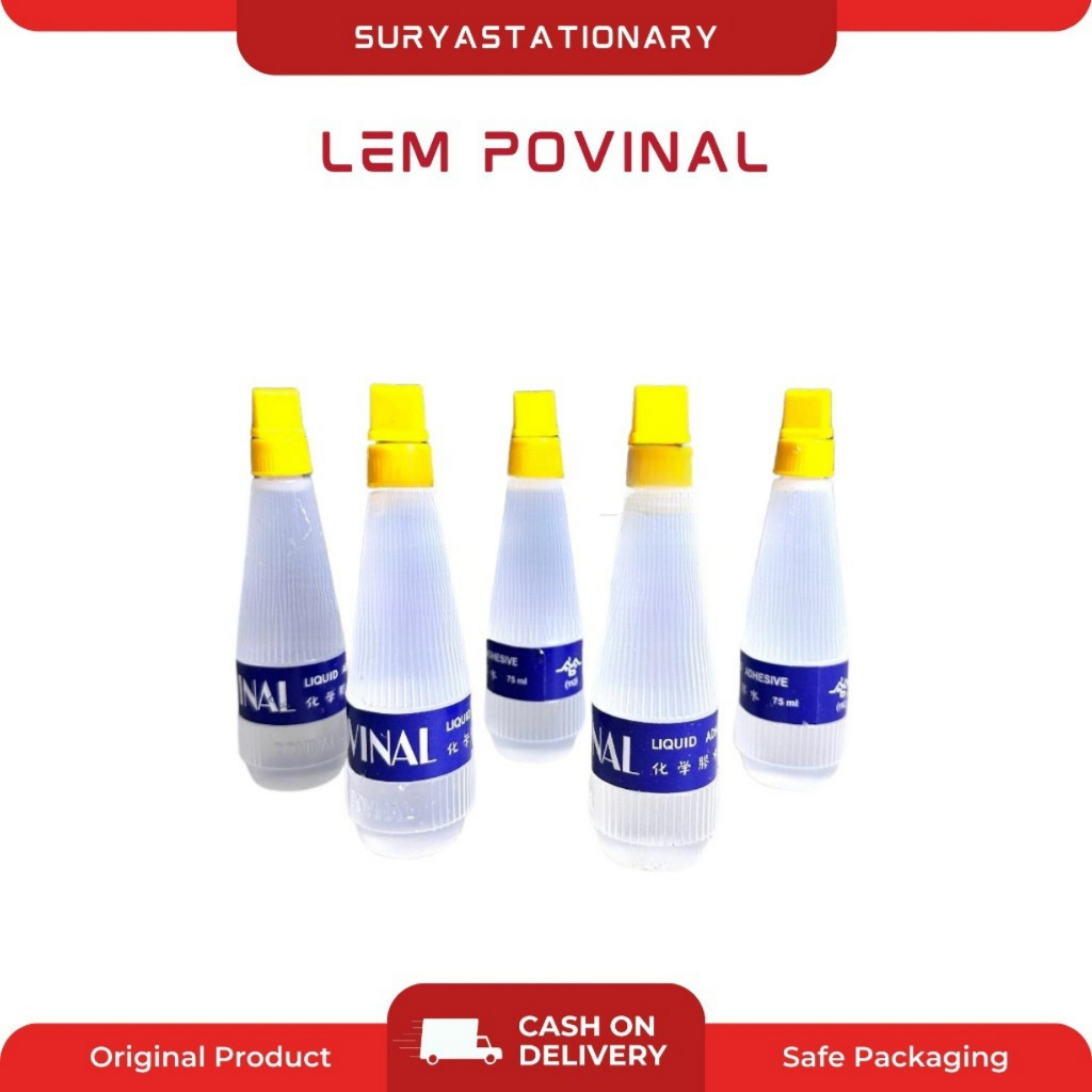 POVINAL LEM (PCS) / LEM POVINAL UKURAN TANGGUNG / LEM KERTAS
