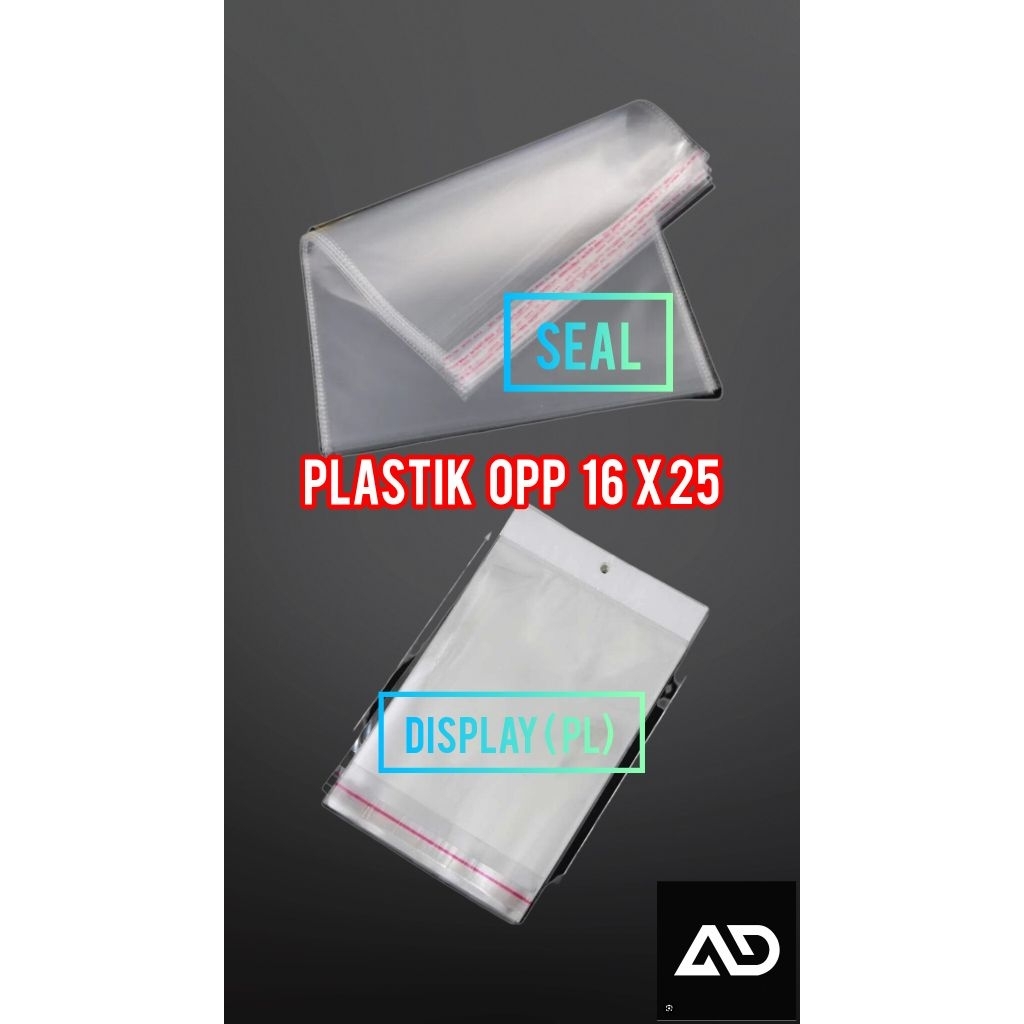Plastik OPP 16 x 25 seal ROTI-Aksesoris-Souvenir - Plastik Opp 16x25 seal