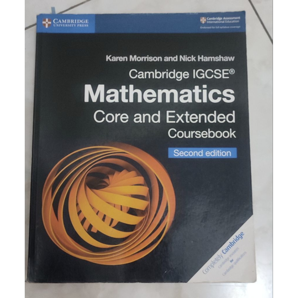Cambridge IGCSE Matemathics Core and Extended Coursebook