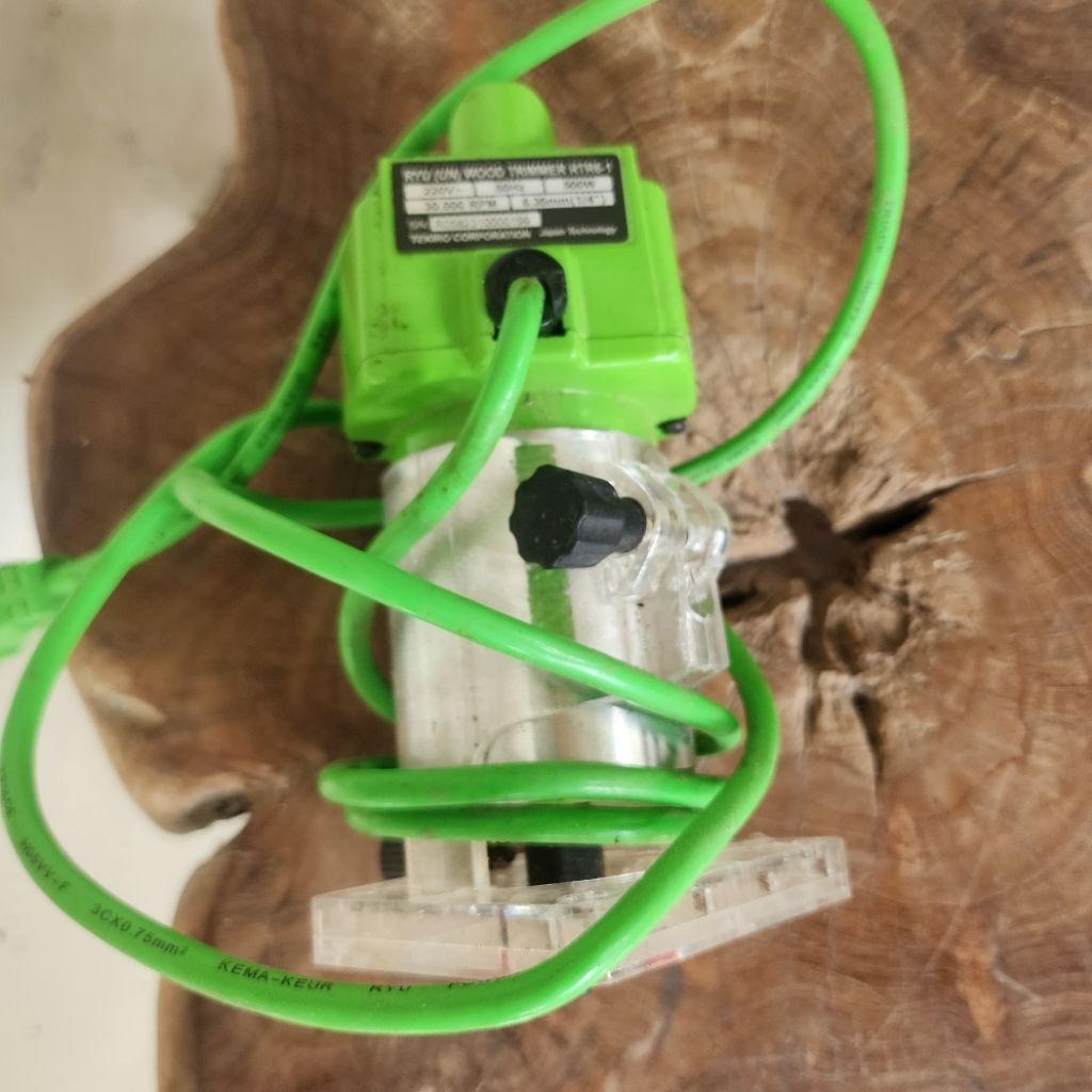 Ryu Wood Trimmer RTR6-1 – Bekas Like New, Jarang Pakai
