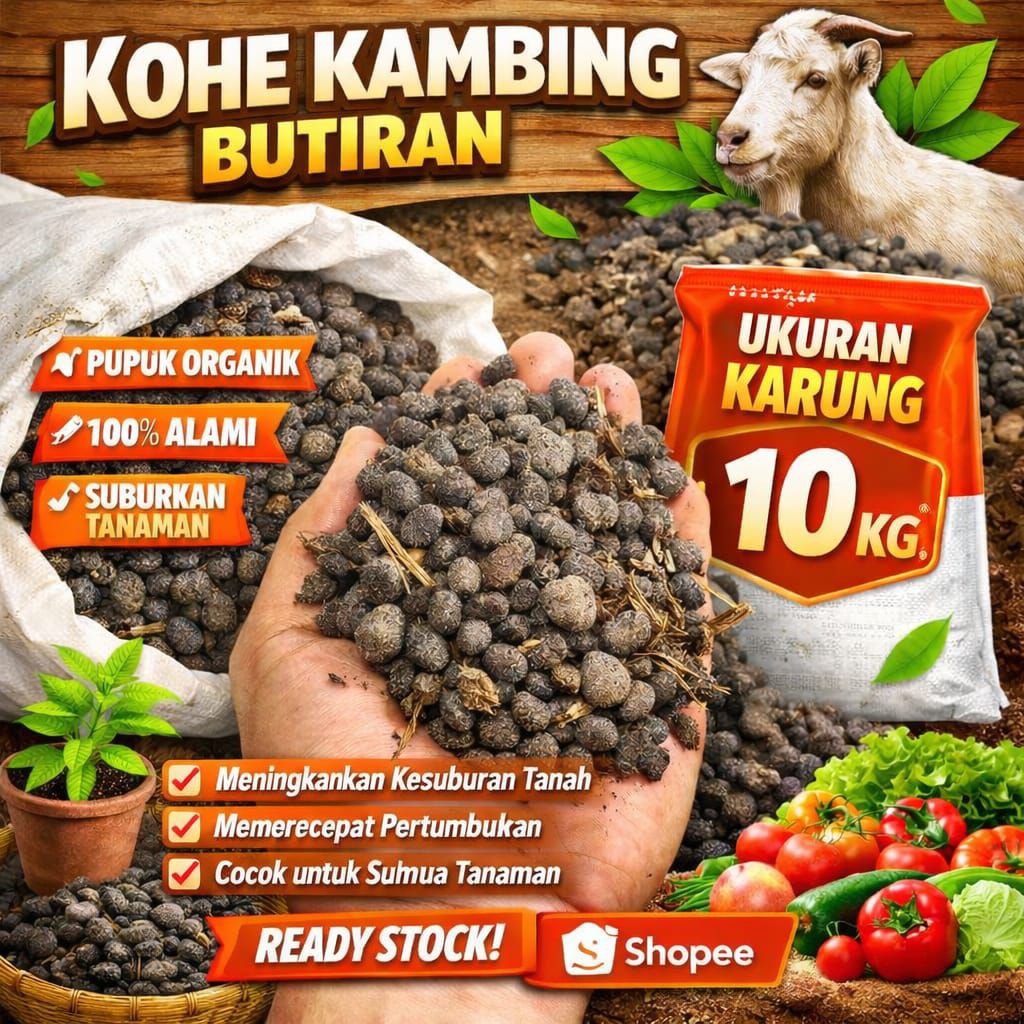 kohe kambing karung 10 kg