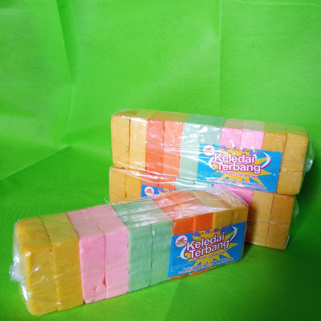 Sabun pelok warna warni sabun babon sabun mandii