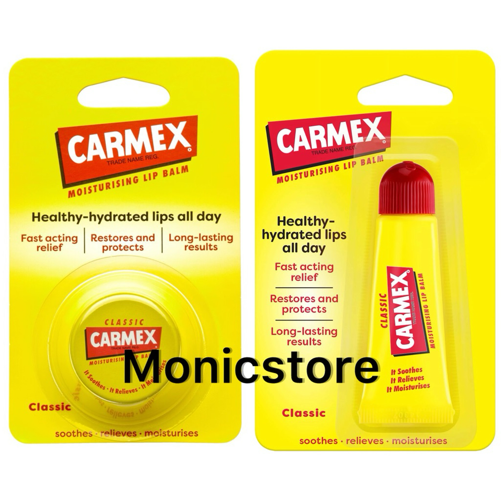 CARMEX CLASSIC MOISTURIZING LIP BALM ORI USA | Pelembab Bibir Carmex