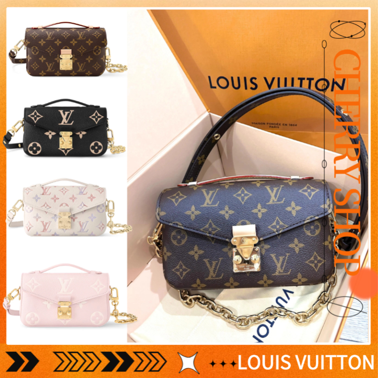 Louis Vuitton POCHETTE MÉTIS EAST WEST handbag LV Ladies Chain Bag Shoulder Bag