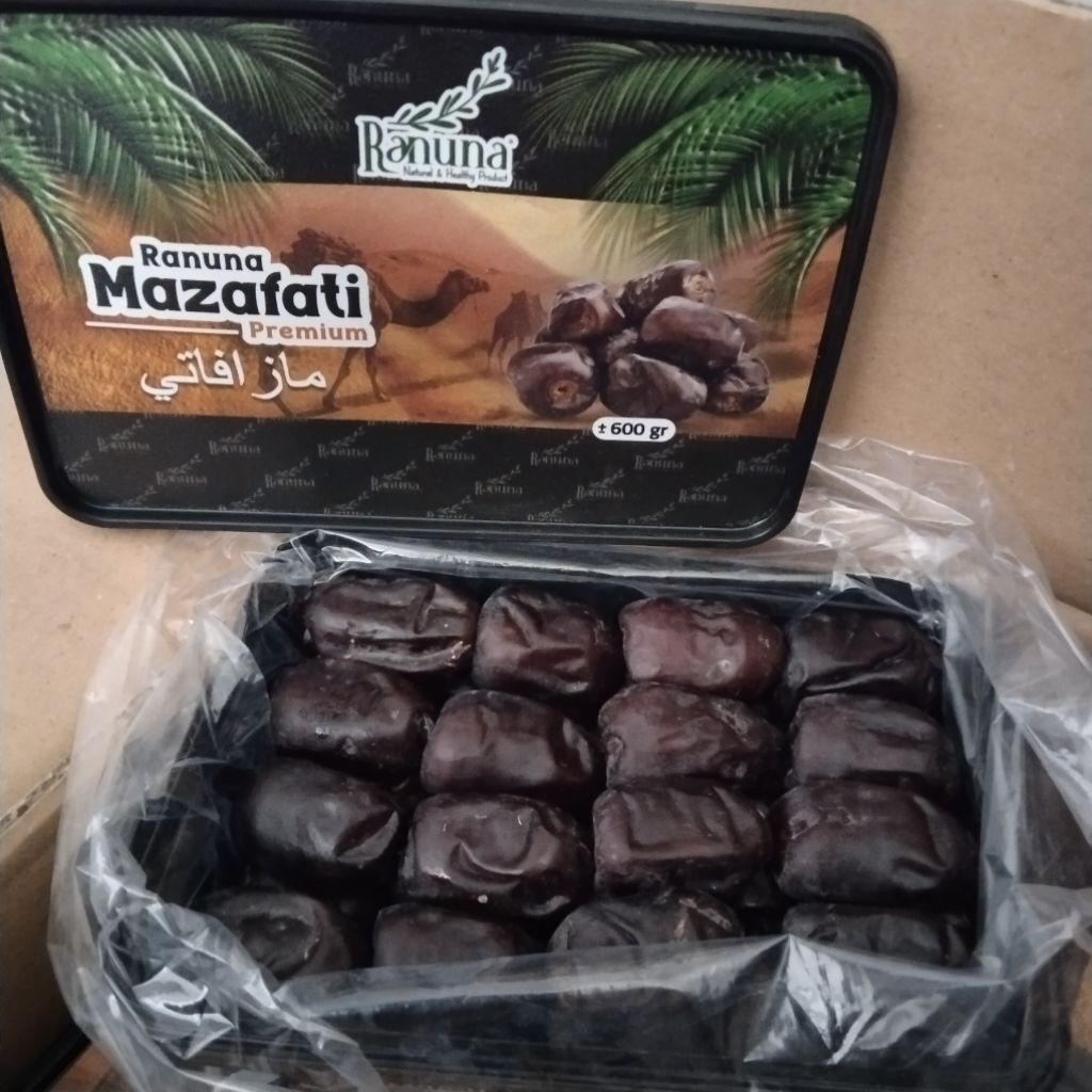 KURMA BAM RANUNA MAZAPATI 600 GR BUAH FRESS TEKSTUR LEMBUT