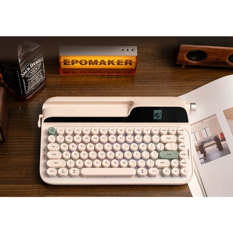 Epomaker Glyph Typewriter Retro Mechanical Bluetooth Keyboard