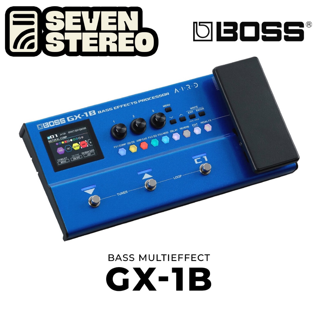 Boss GX-1B GX1B Bass Multi Effect Processor - Efek Bass Digital