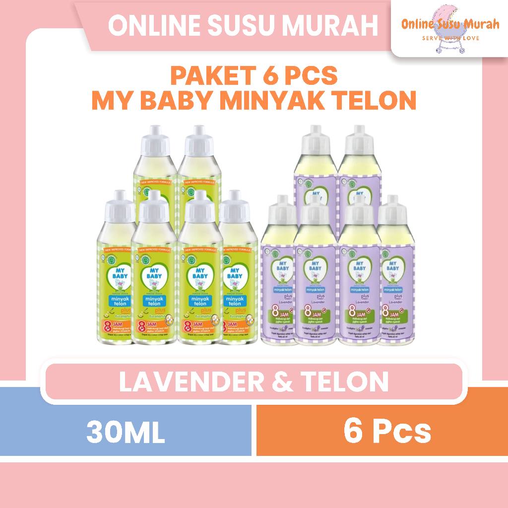 MY BABY PAKET 6 PCS MINYAK TELON PLUS / TELON LAVENDER PRLA