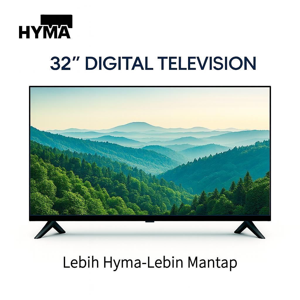 HYMA LED TV  Analog TV 32 Inch - Kualitas Suara Hebat Need STB