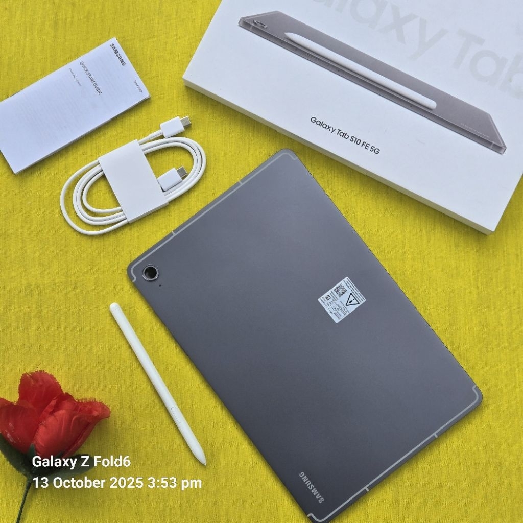 Samsung Galaxy Tab S10 FE 5G 8/128GB second preloved Terawat original