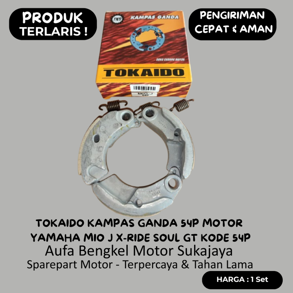 Tokaido Kampas Ganda 54P Motor Yamaha Mio J X-Ride Soul GT Kode 54P