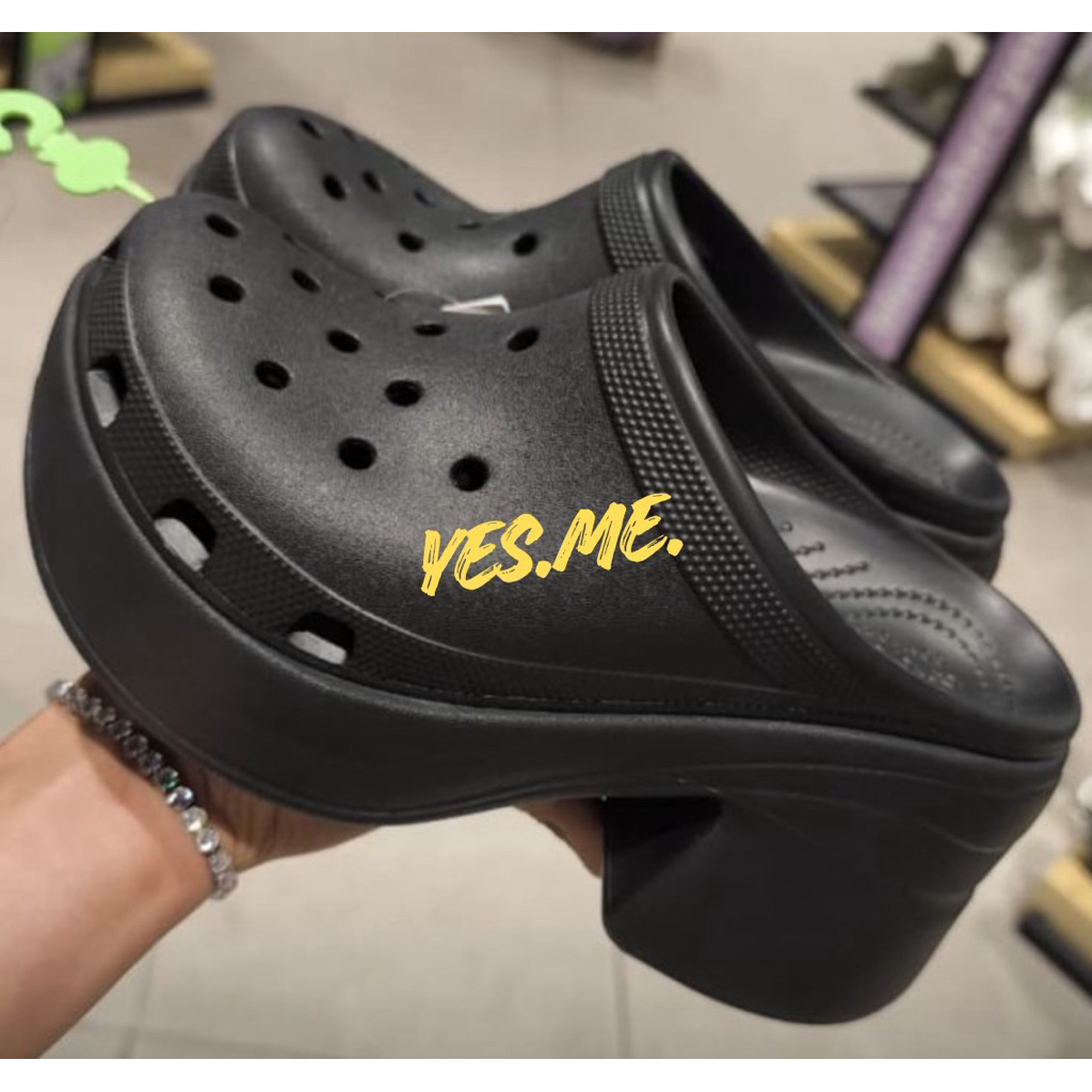 Siron Cleg Black Crocs size W9 Original no KW