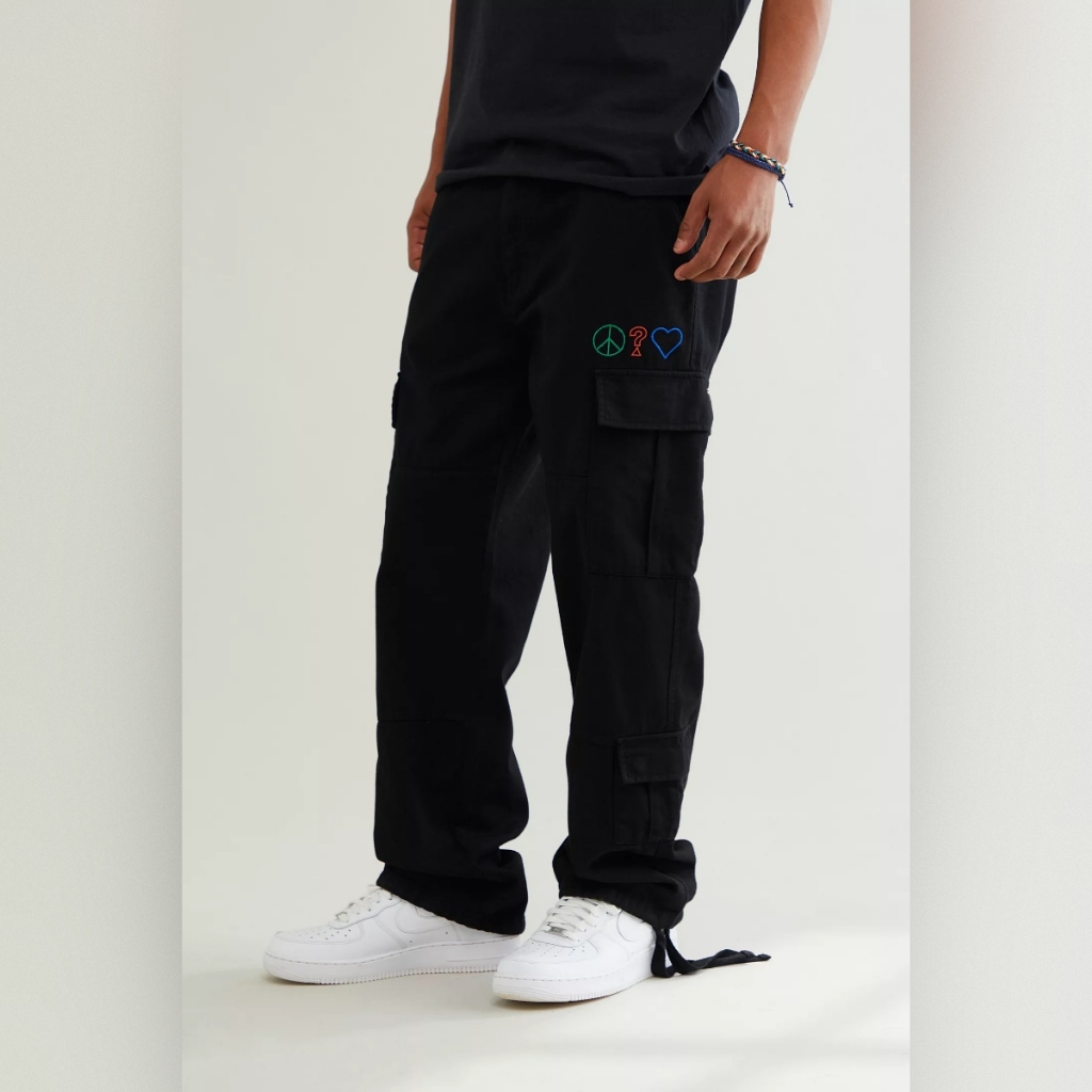 Celana Guess Originals X J Balvin Cargo Pants Original Pria Skate Casual Style