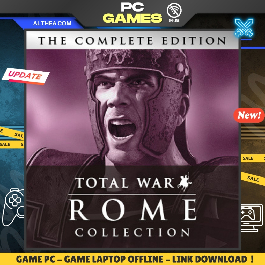 ROME : TOTAL WAR COLLECTION - GRAND STRATEGY - RTS - HISTORY - GAME PC / LAPTOP - OFFLINE