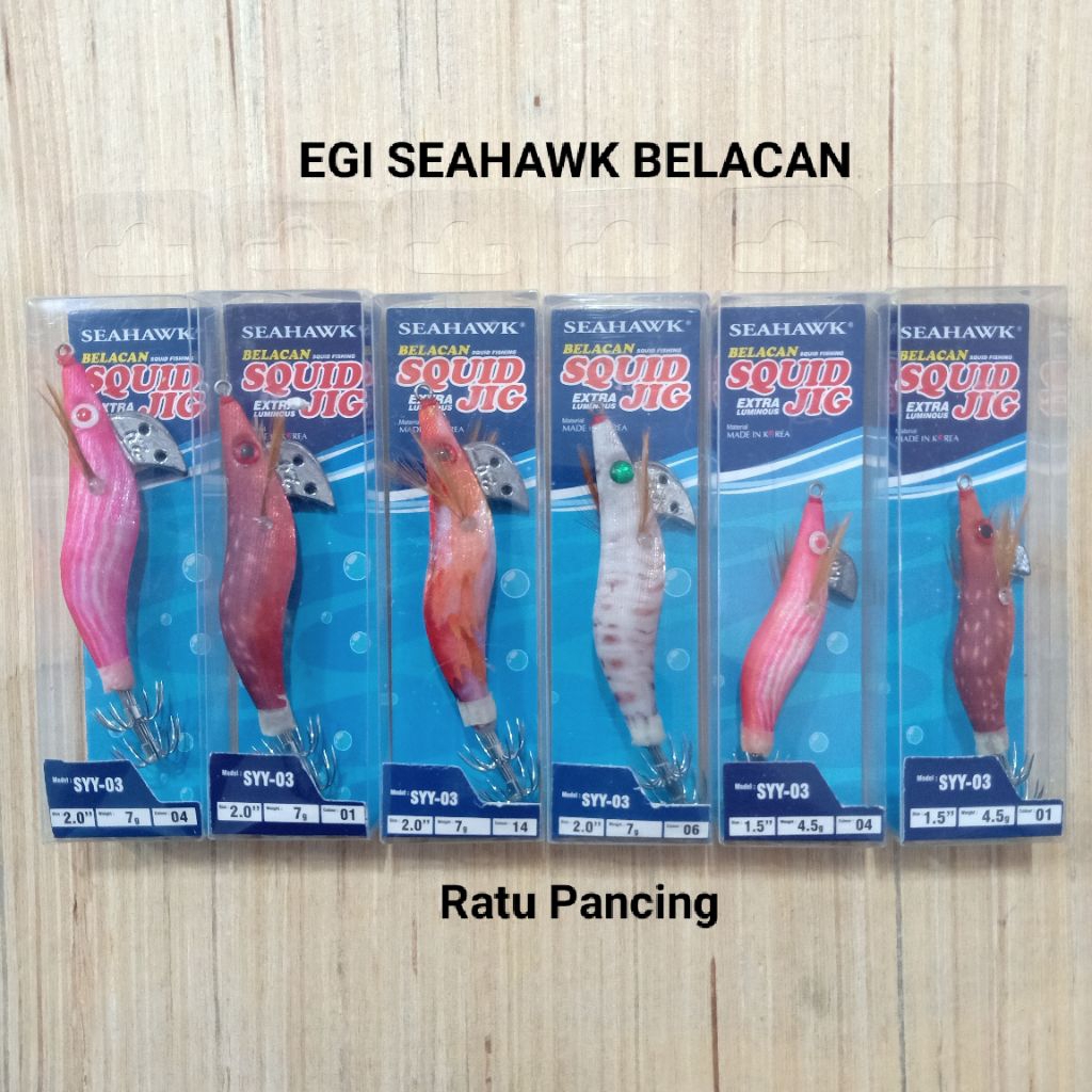 Umpan Cumi Seahawk SYY-03 Belacan Squid Jig