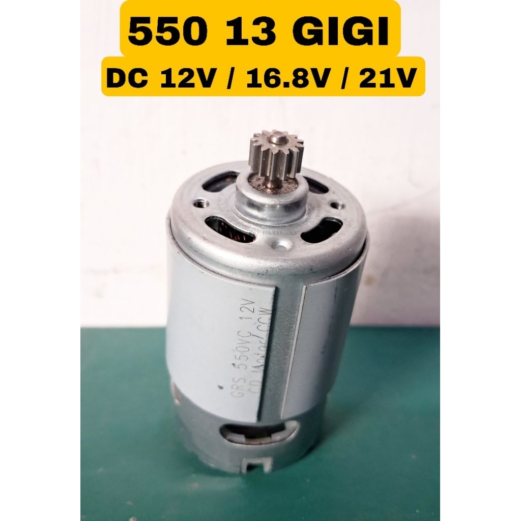 Dinamo DC 12V 16,8V 21V RS 550 13 Gigi Bor Cordles Portable Makita Bosch JLD8o