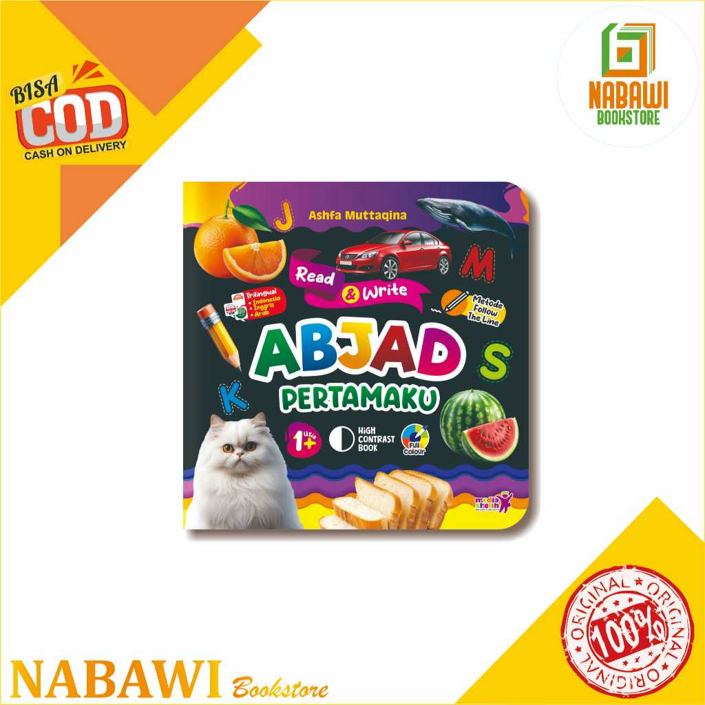 ABJAD Pertamaku "Read & Write" Untuk Usia 1+
