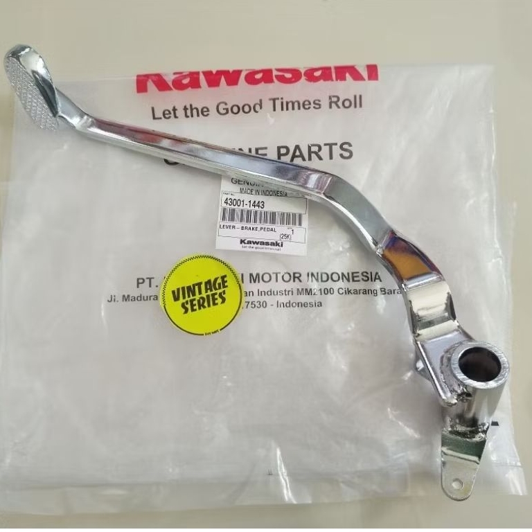 kawasaki blitz pedal rem kawasaki blitz original ori pedal rem blitz untuk cb gl100 43001-1443