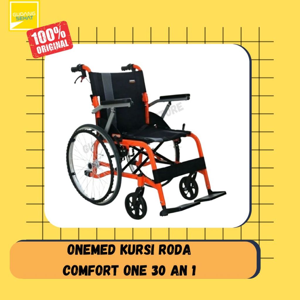 KURSI RODA TRAVEL COMFORT ONE 30 A ONEMED / Kursi Roda Travel Portable