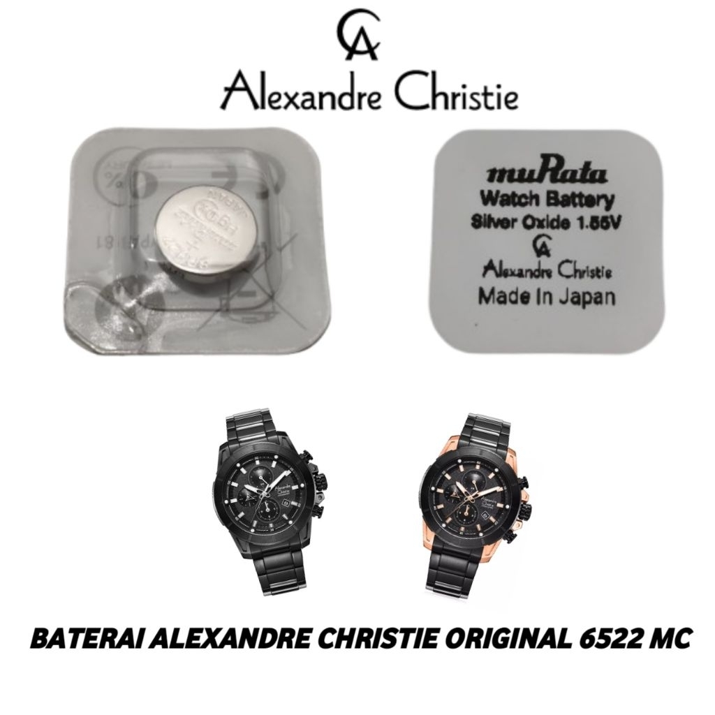 Baterai Alexandre Christie original 6522 MC