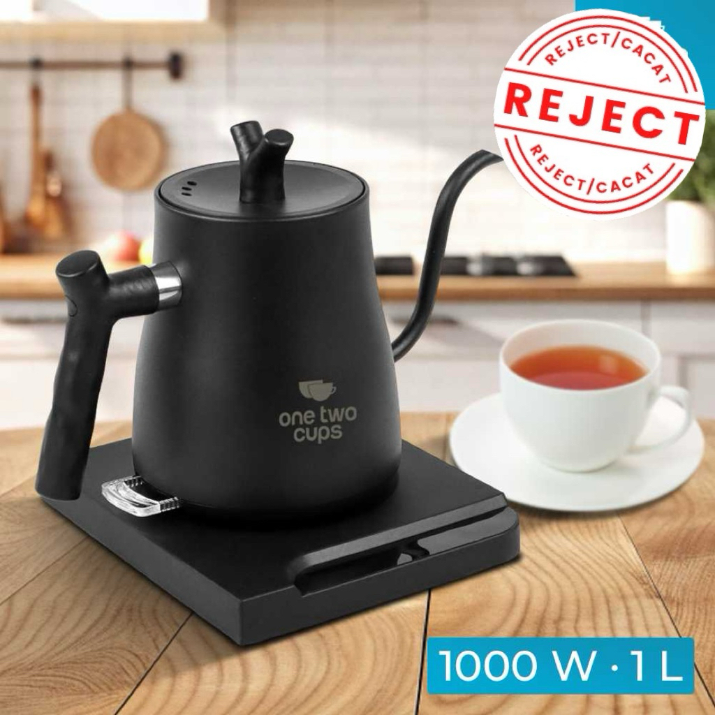 [OBRAL CACAT] Teko Listrik Kopi Pemanas Air Leher Angsa 1000W 1L - HR-462