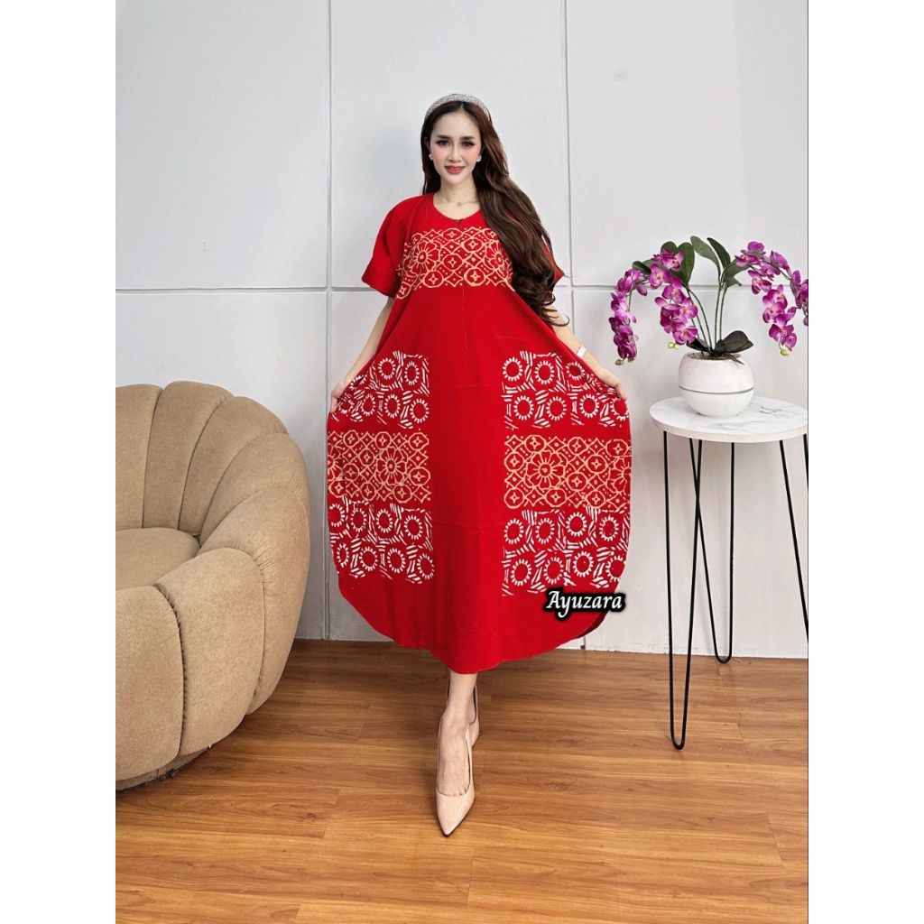 DASTER PANJANG LENGAN PENDEK DASTER JUMBO PANJANG LENGAN PENDEK BATIK AYUZARA