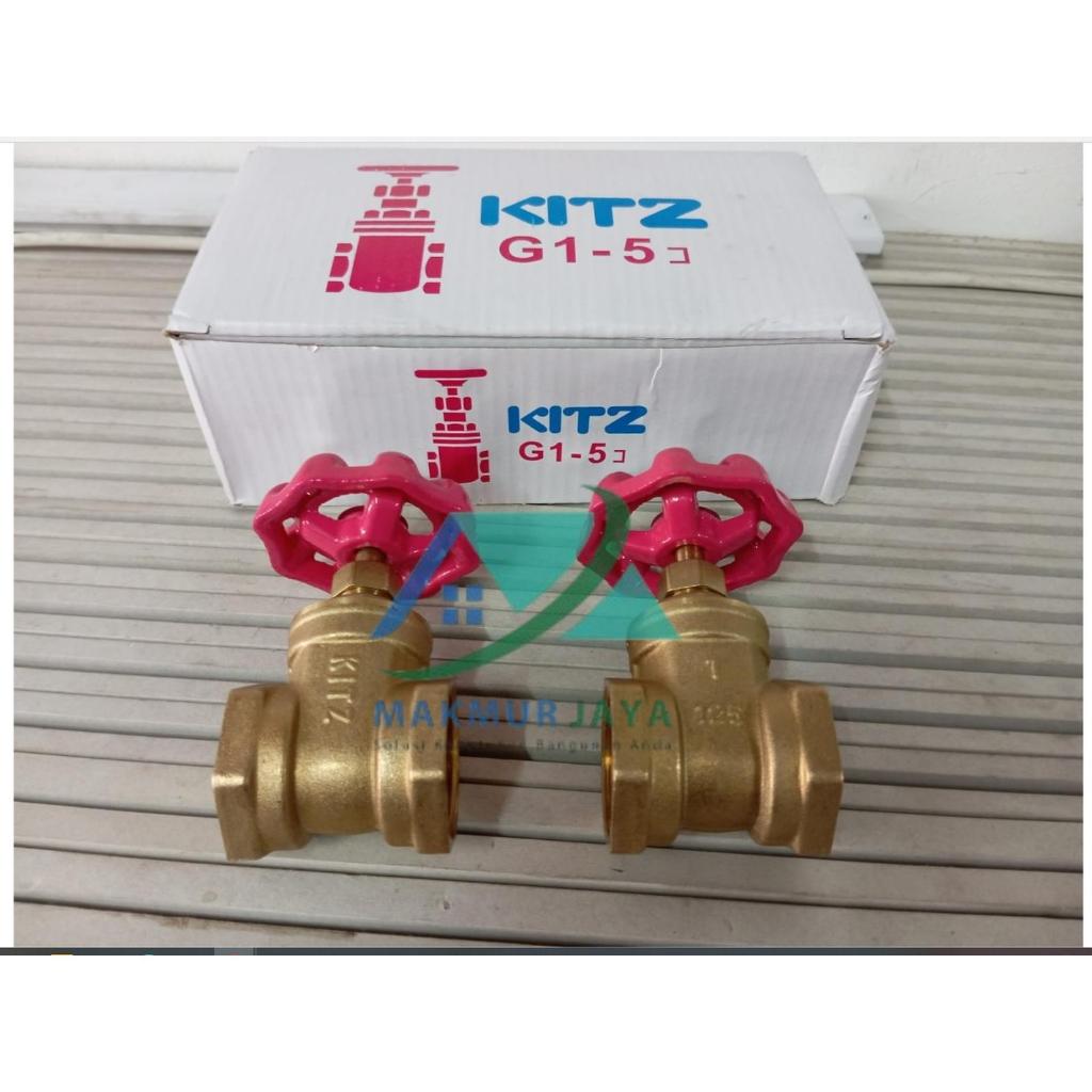 Gate Valve KITZ 1" Inch / Gate Valve Kuningan 1" KITZ