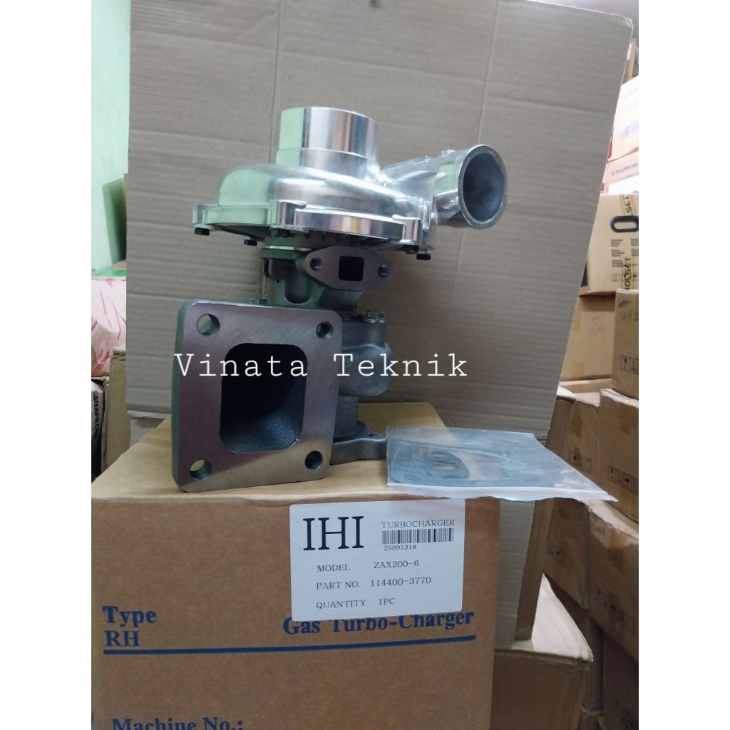 Turbocharger Hitachi Excavator Zaxis200 Zaxis200-6 Zaxis210 114400-3770