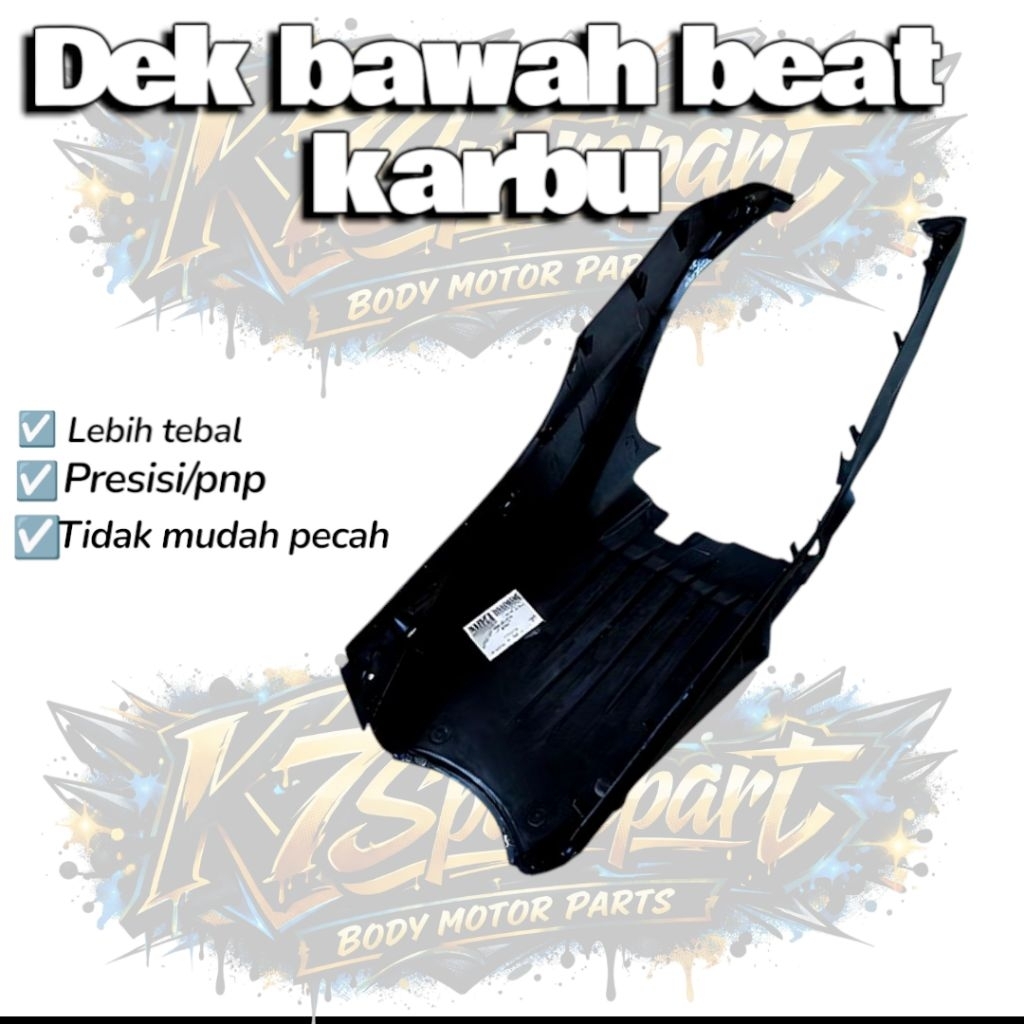 Dek kolong beat karbu/Dek bawah beat karbu tahun 2008 - 2012 / body kasar beat karbu