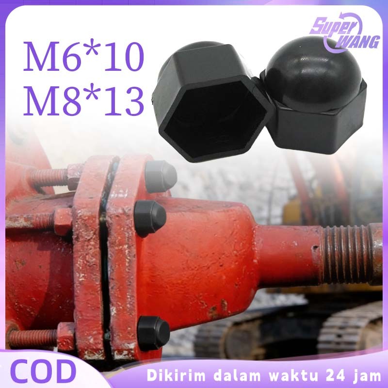 10pcs Cover Baut Tutup Variasi Penutup Baut M6/M8 Tutup Mur Tutup Baud Untuk Motor Mobil