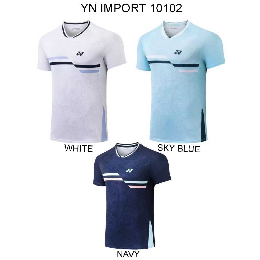 Baju Badminton Jersey Badminton Import Yonex YY10102 Putih