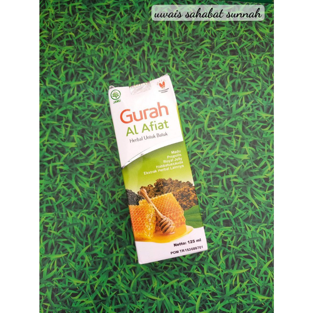AL AFIAH Sirup Gurah Herbal Batuk Tenggorokan Madu Propolis Royal Jelly 125ml
