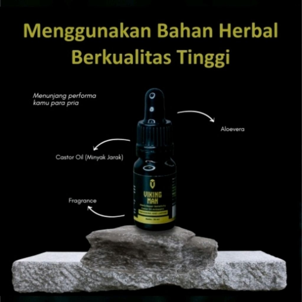 Viking Man Minyak Jarak Asli 100% Mayapulut Herbal Mbak Maya