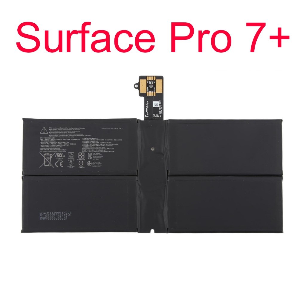 Batre Batrei Batrai Microsoft Surface Pro 7+ / Surface Pro 7 Plus / 1960 / 1961 / G3HTA073H / 6444mA