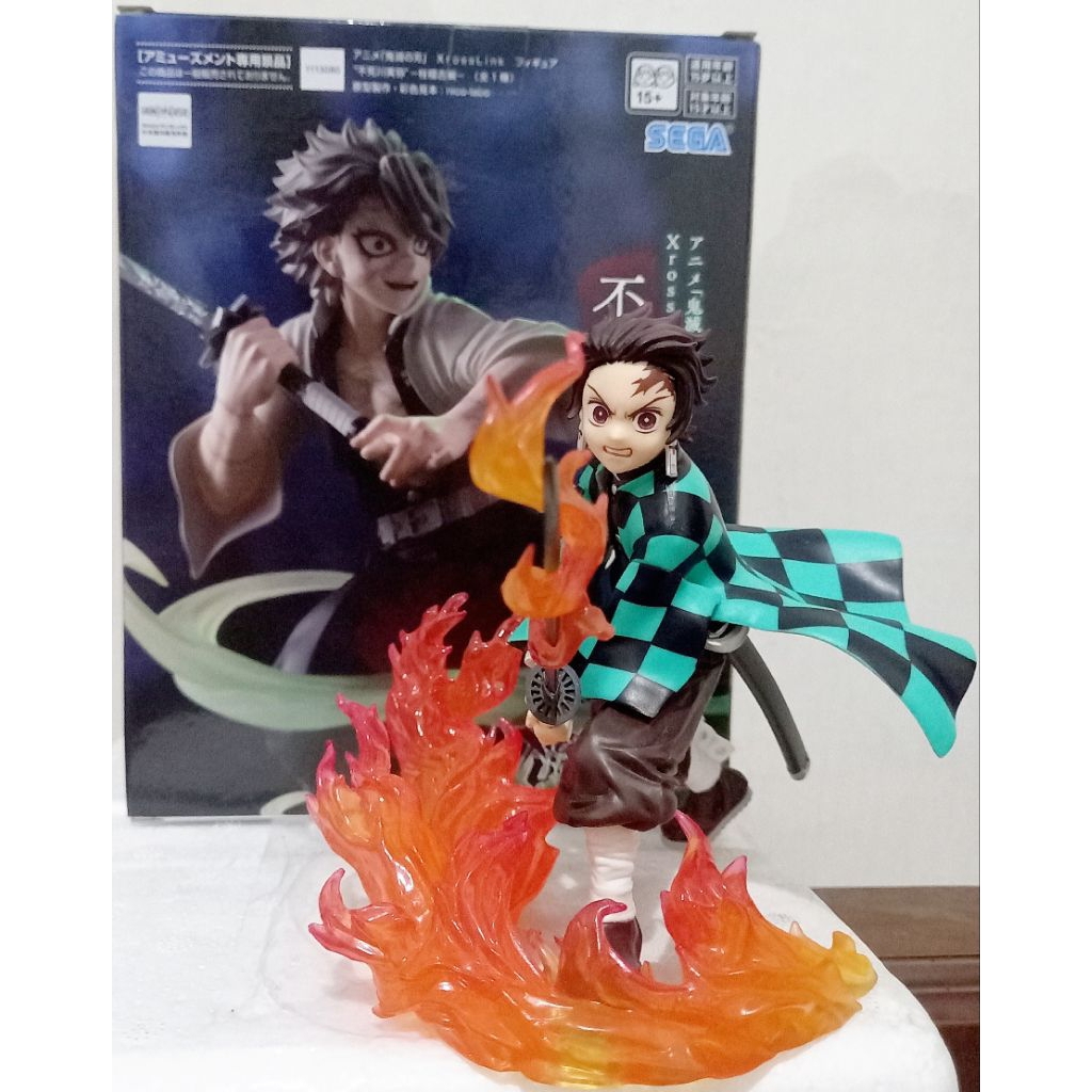 ( set 2 Figure ) XrossLink Sanemi & Tanjiro Demon slayer original SEGA