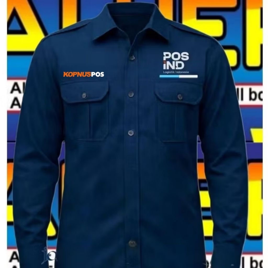 kopnuspos pos Indo kemeja pos Indonesia pdh pos Indonesia baju pos Indonesia seragam pos Indonesia k