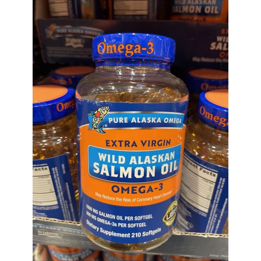 KIRKLAND SIGNATURE WILD ALASKAN FISH OIL 1400MG 240 SOFTGELS - PURE ALASKAN OMEGA WILD ALASKAN SALMO