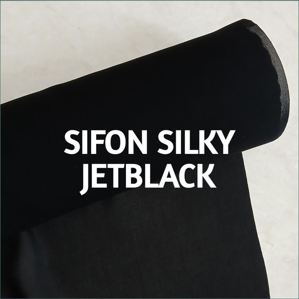 [PREMIUM] Kain Chiffon Silky (per 0,5 meter) | Sifon Silk Arab | Sifon Arab Bahan Cadar & Hijab Doub