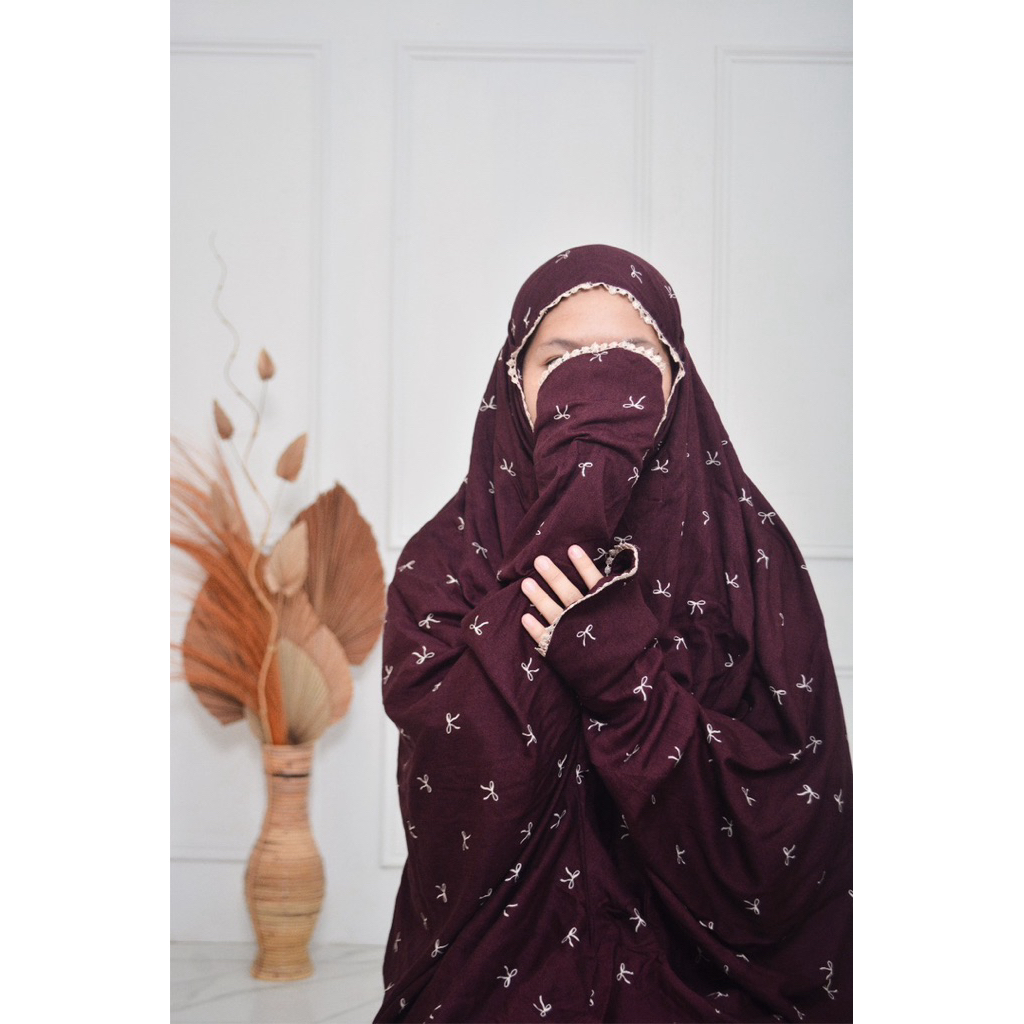 MUKENA TERUSAN RAYON  PREMIUM TERMEWAH TERLARIS