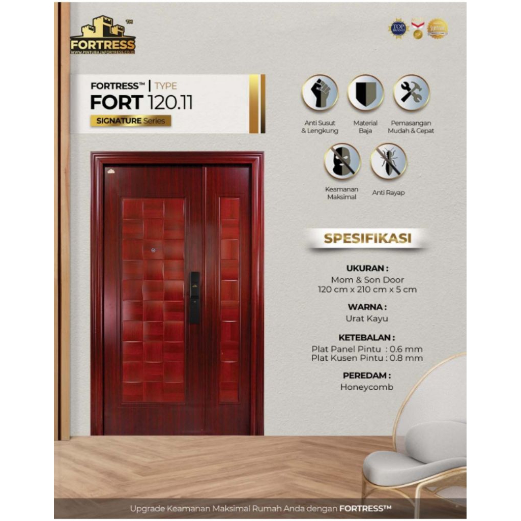 PINTU BAJA FORTRESS TYPE FORT 90.11,120.11,150.11