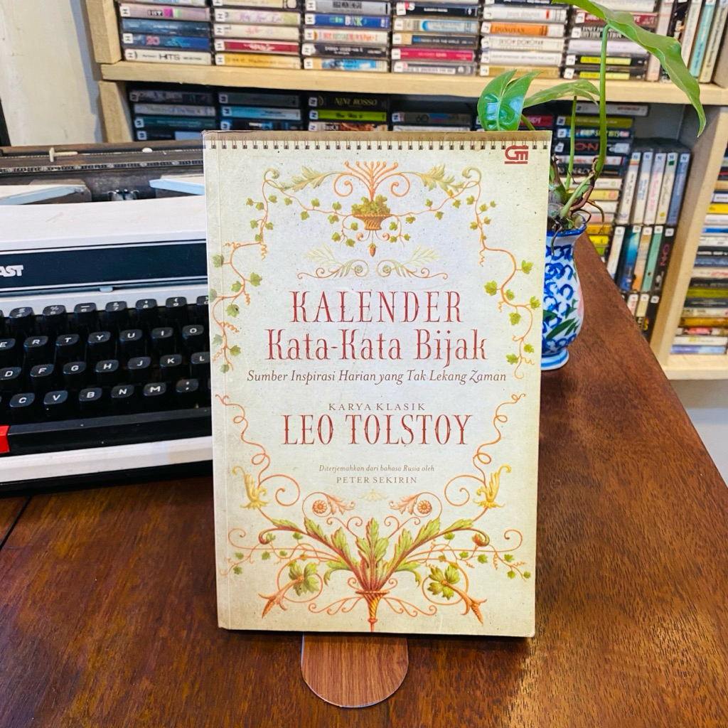 Buku Kalender Kata-Kata Bijak - Leo Tolstoy - Sumber Inspirasi Harian yang tak lekang zaman