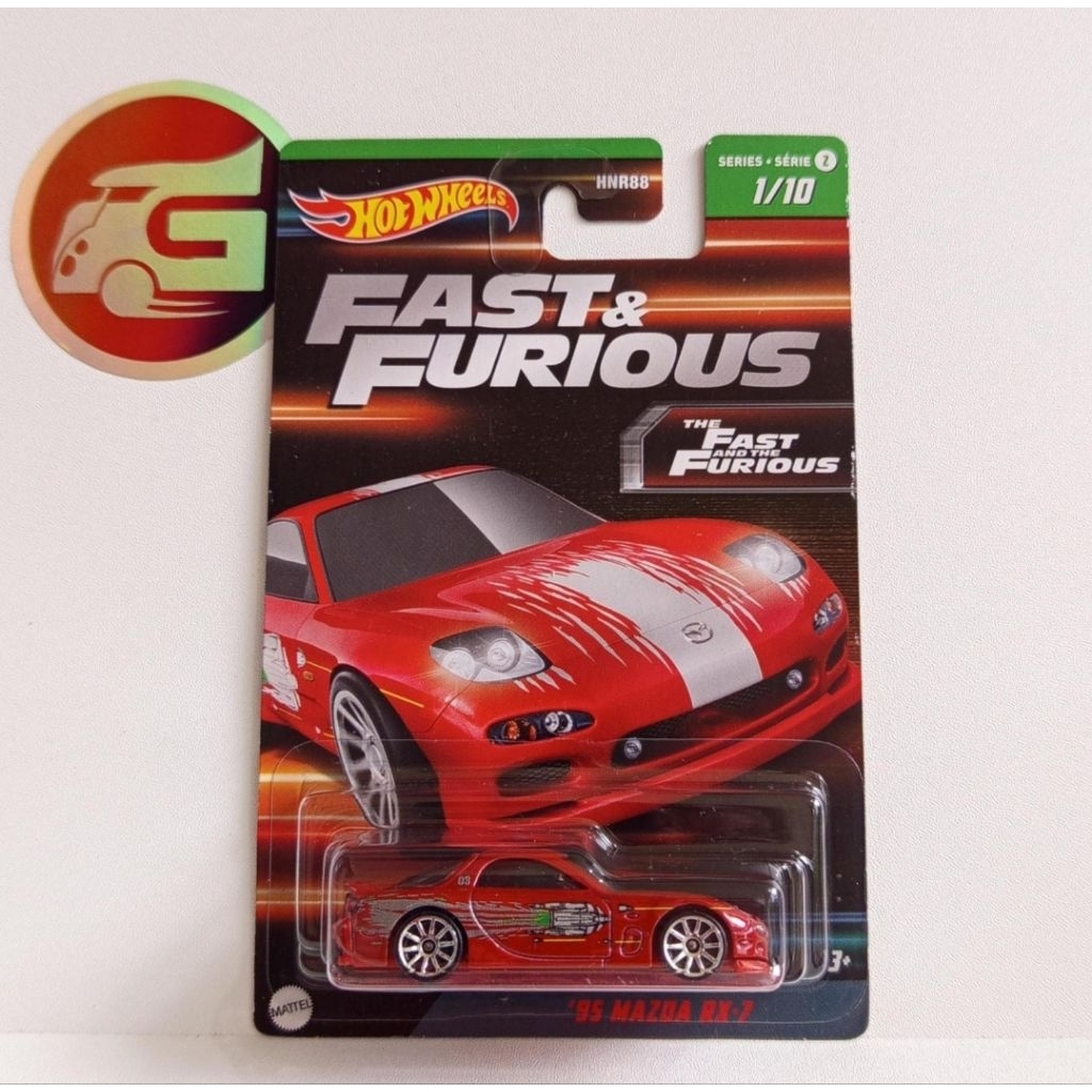 Hot Wheels 95 Mazda RX-7 Fast Furious Dominic Torreto Wave 2022 - Hotwheels