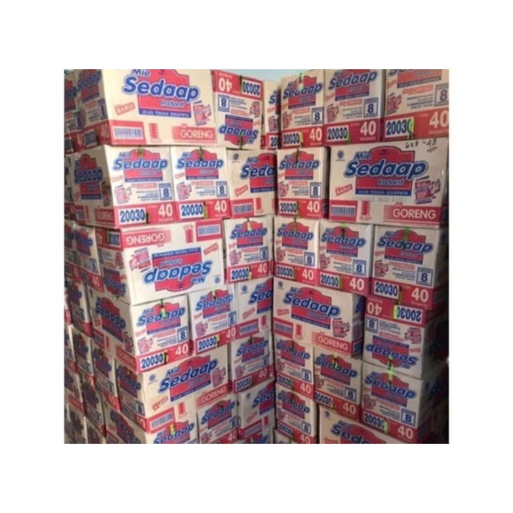 mie sedap goreng 1 karton