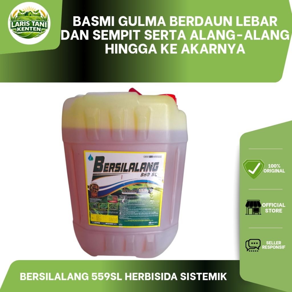 HERBISIDA SISTEMIK BERSILALANG 559SL ISI 20 LITER