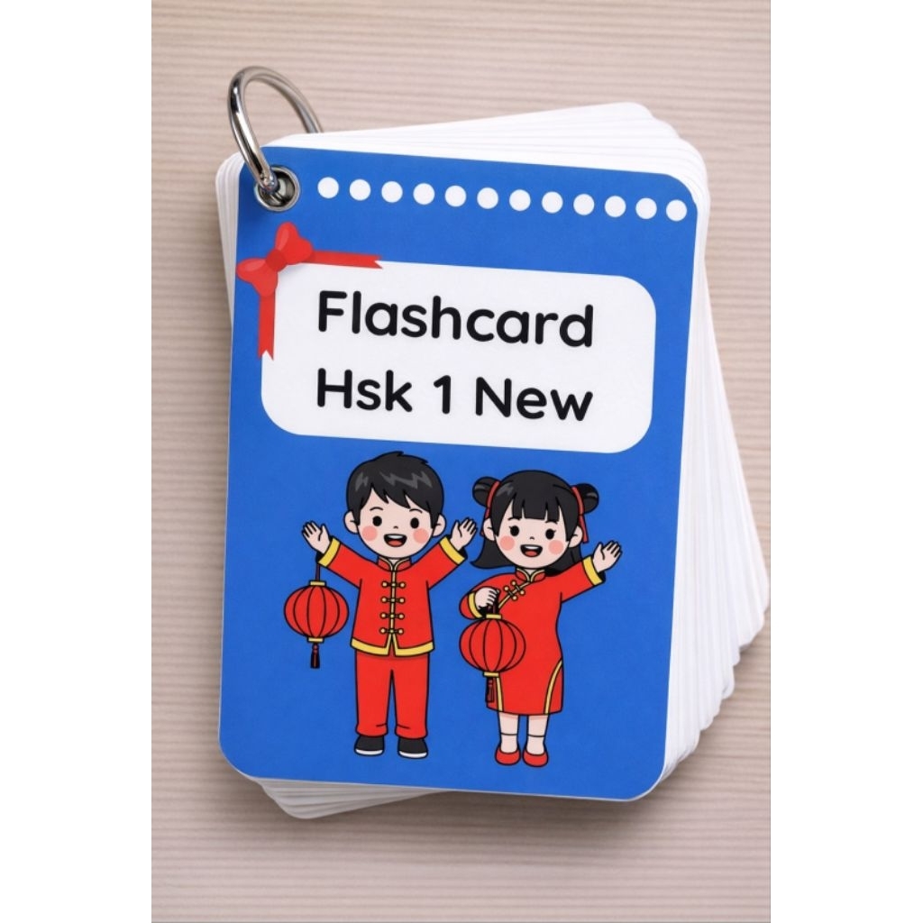 Flashcard 500 Kosakata Mandarin HSK 1 New