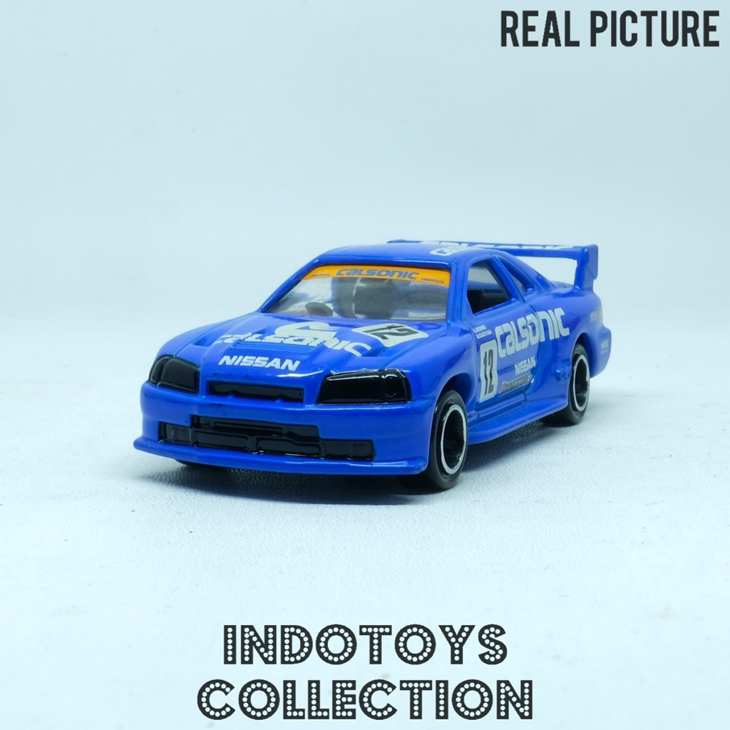 Tomica ~ Nissan GTR R34 Calsonic